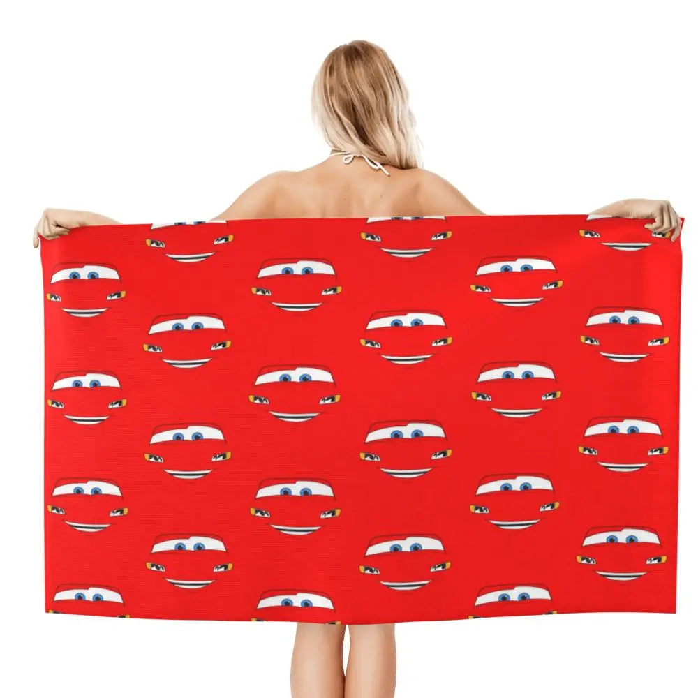 Serviette de Plage Cars Multiples Regards McQueen