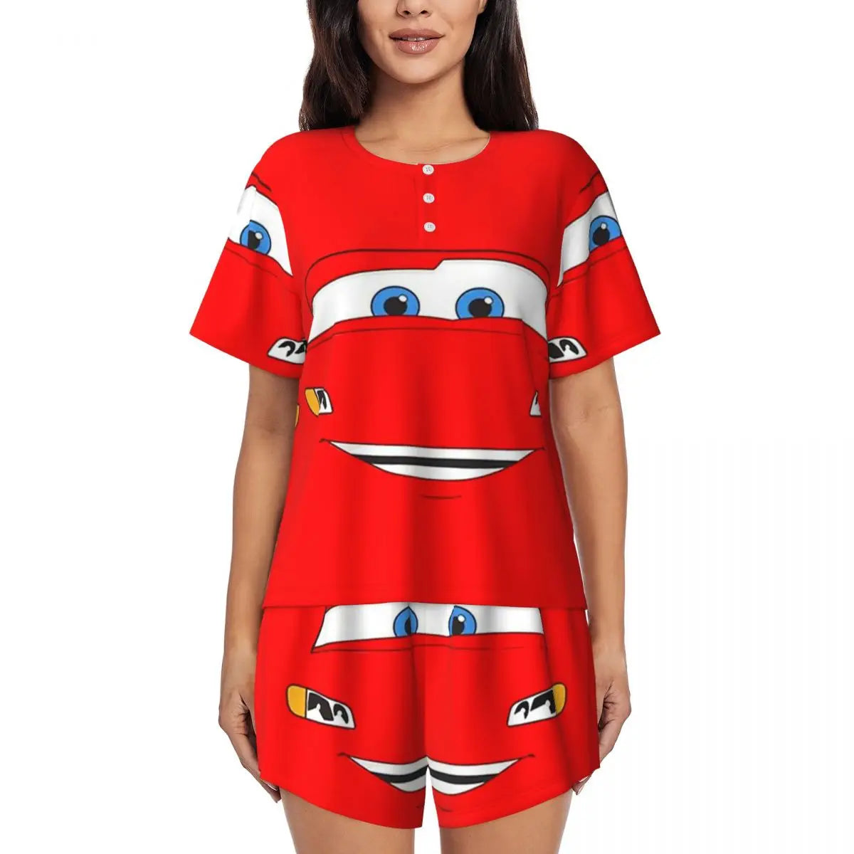 Pyjama Cars Femme - Regard de Flash McQueen 4XL