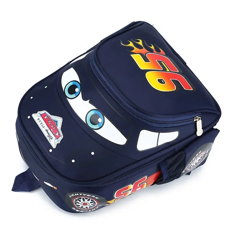 Cartable Cars Flash McQueen pour Enfant Bleu Foncé