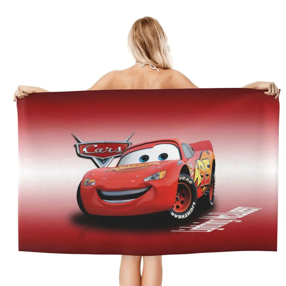 Serviette de Plage Cars Flash McQueen