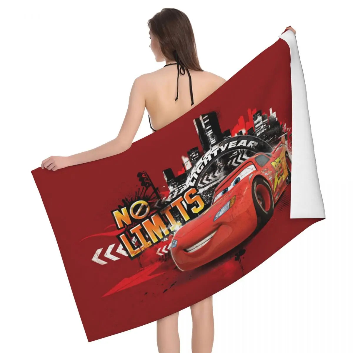 Serviette de Plage Cars No Limits 130x80cm