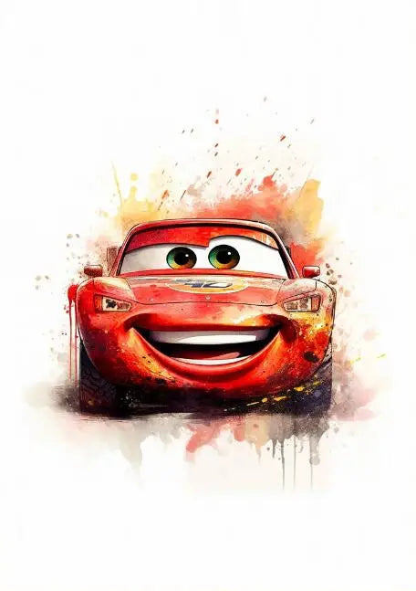 Poster Cars Lightning McQueen 20x30cm