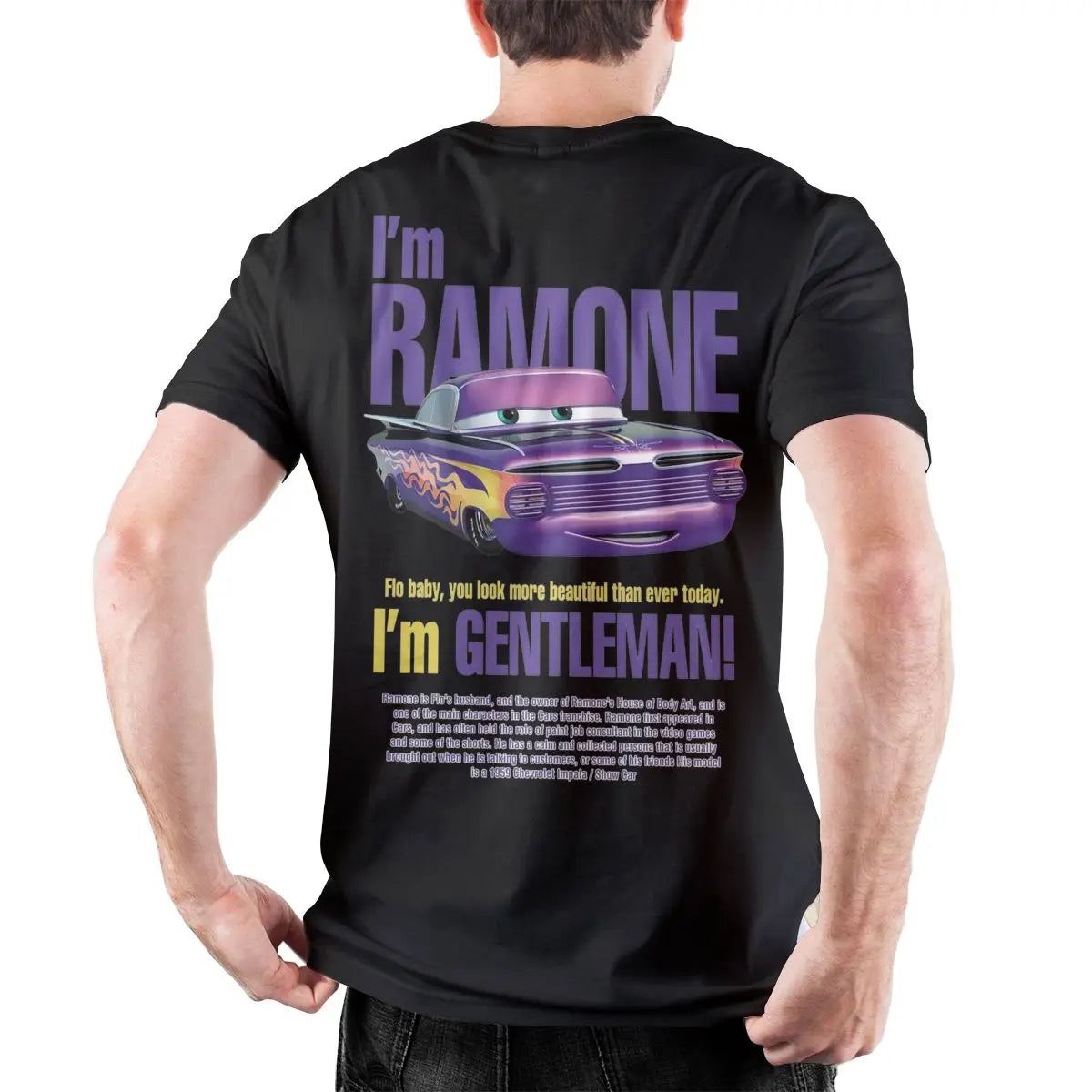 T-Shirt Cars Ramone - "I'm Gentleman" Noir