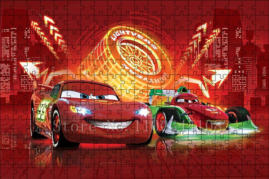 Puzzle Cars McQueen et Francesco 300PCS