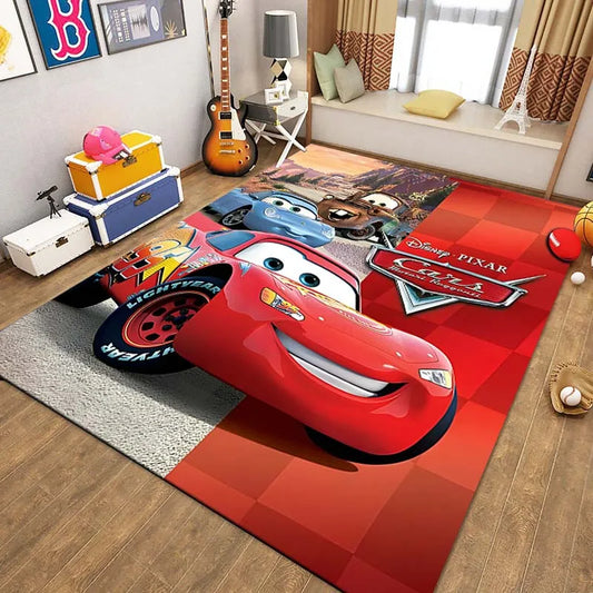 Tapis Cars McQueen Sally et Martin 40x60cm