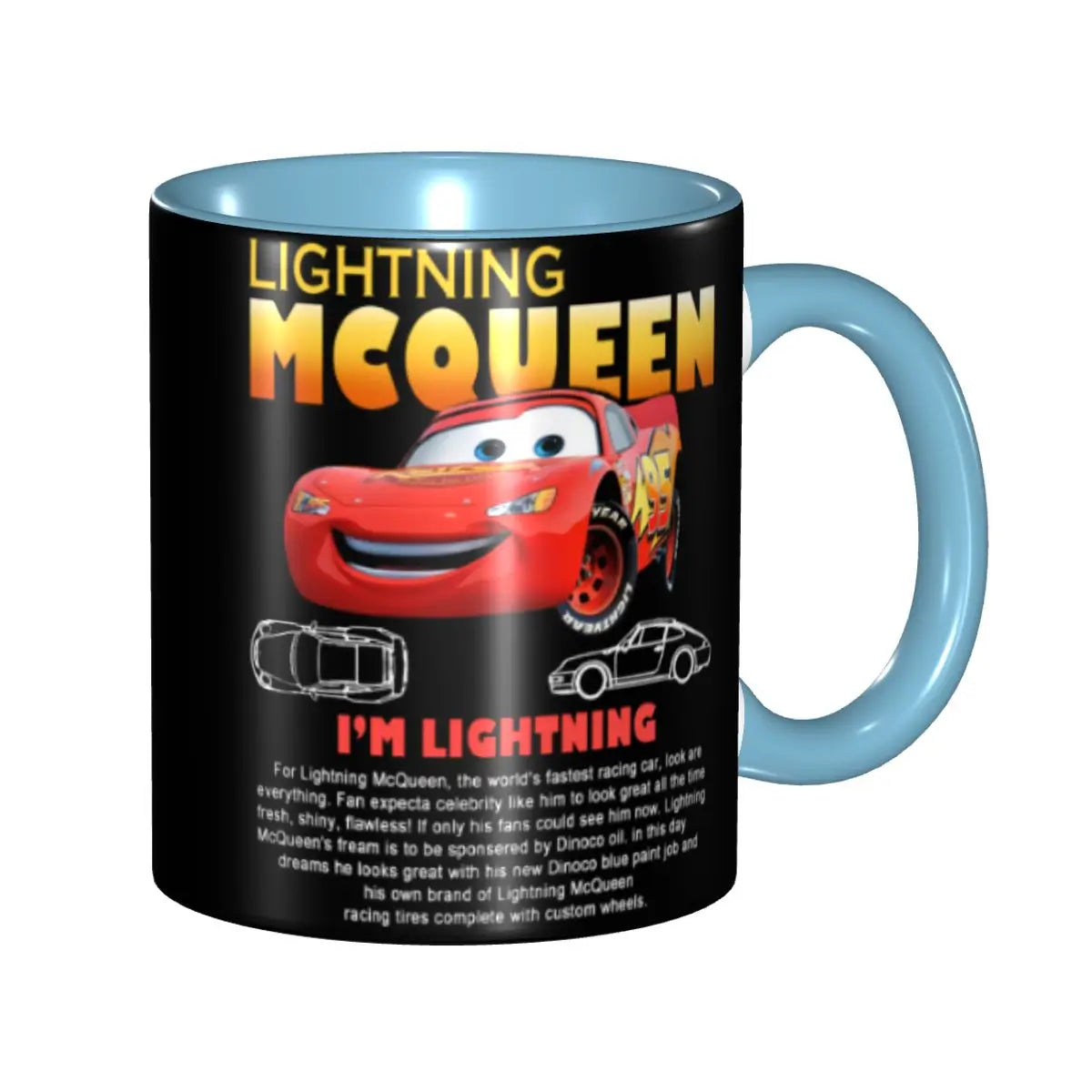 Mug Lightning McQueen Bleu ciel 330 ml