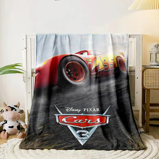 Plaid Flash McQueen Cars 3 150cm x 200cm