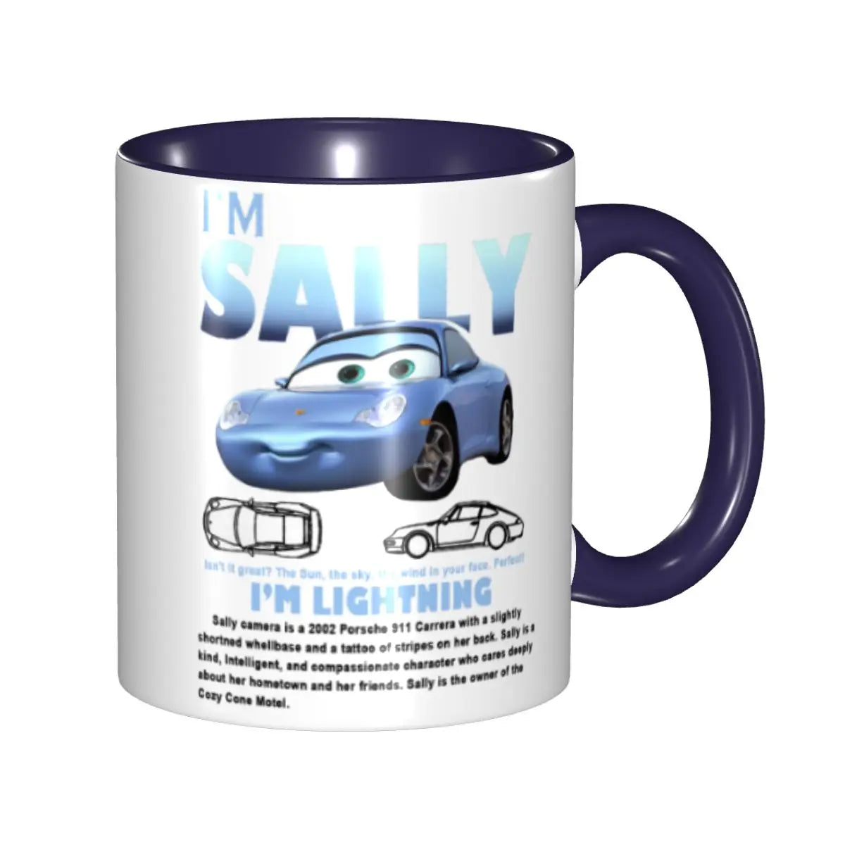 Mug Cars Sally Bleu navy 330 ml