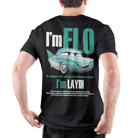 T-Shirt Cars Flo - "I'm Layd" Noir