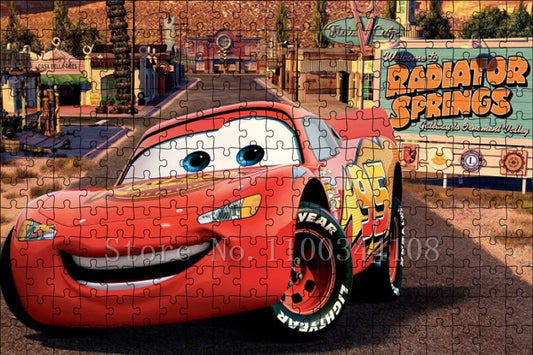 Puzzle Cars Flash McQueen à Radiator Springs 300PCS