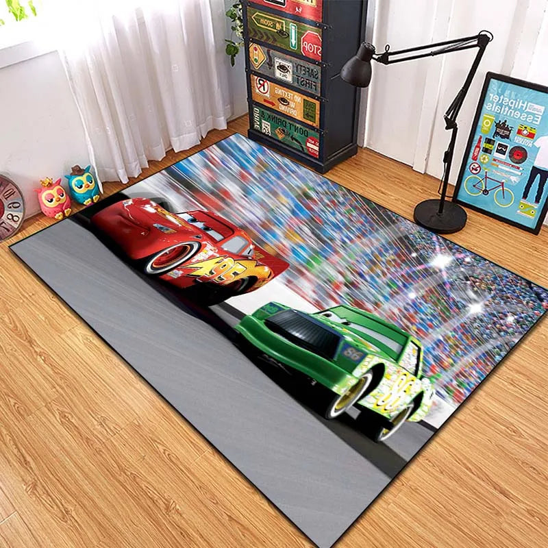 Tapis Cars McQueen et Chick 40x60cm