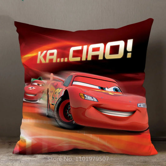 Housse de Coussin Cars Phrase de McQueen - Ka Ciao