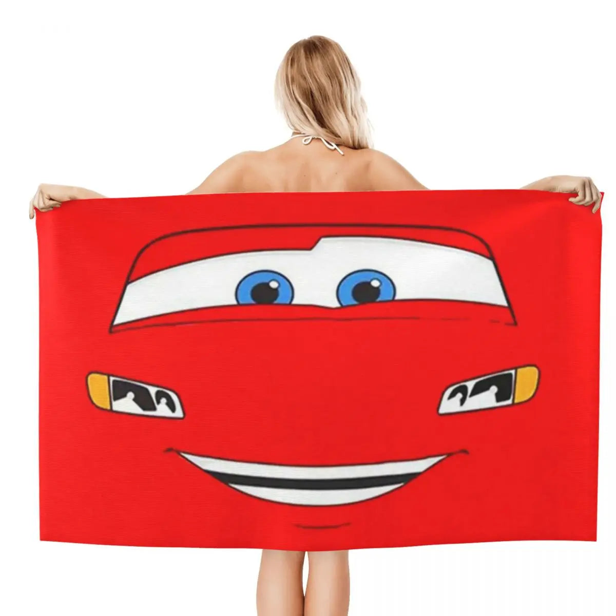 Serviette de Plage Cars Regard de McQueen