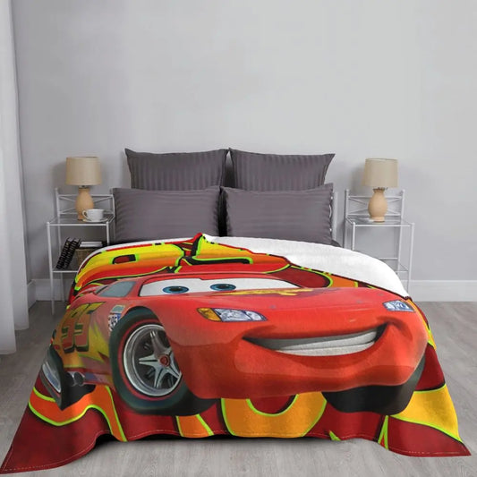 Plaid Cars McQueen Numéro 95 75x100cm