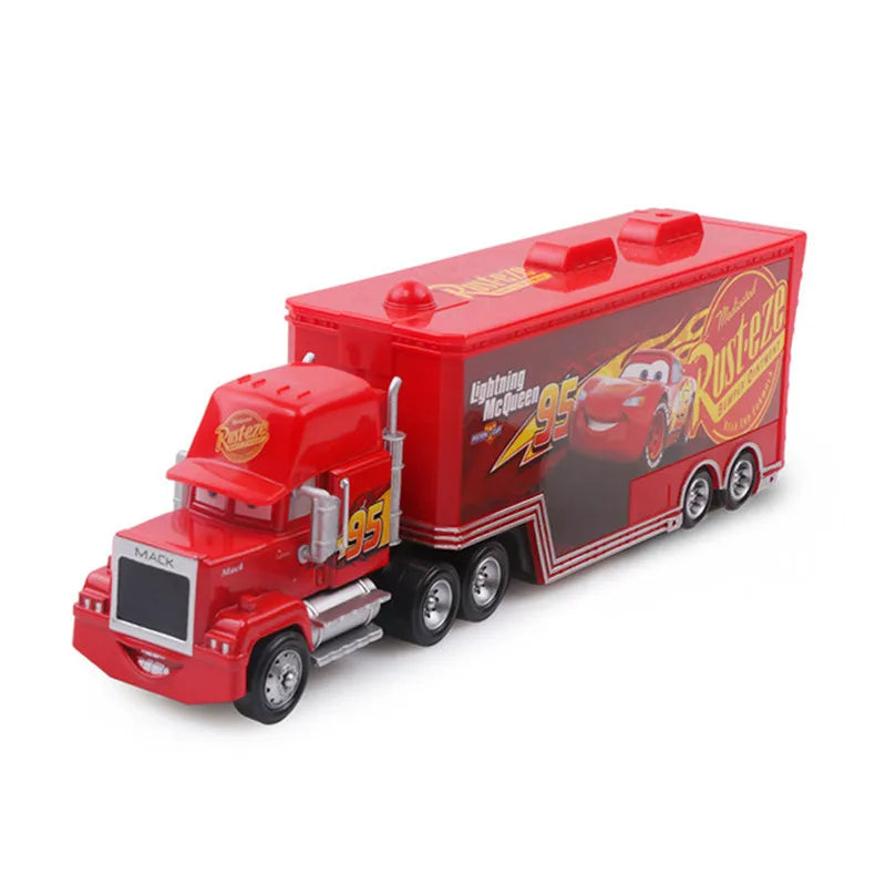 Camion Cars Rouge Mack - Transporteur Flash McQueen