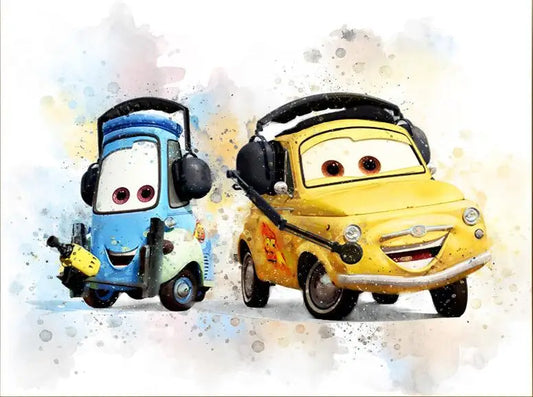 Poster Cars Luigi et Guido 20x30cm