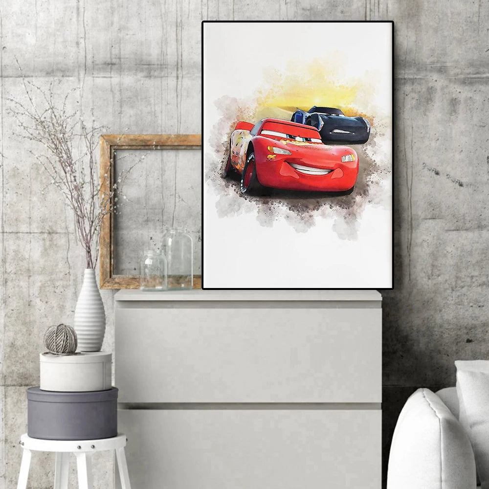 Poster Cars McQueen et Martin duo de Choc