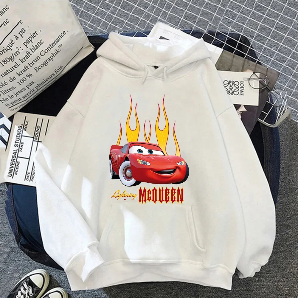 Pull Cars Flash McQueen on Fire