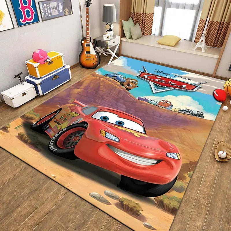 Tapis Cars McQueen dans le Desert 40x60cm