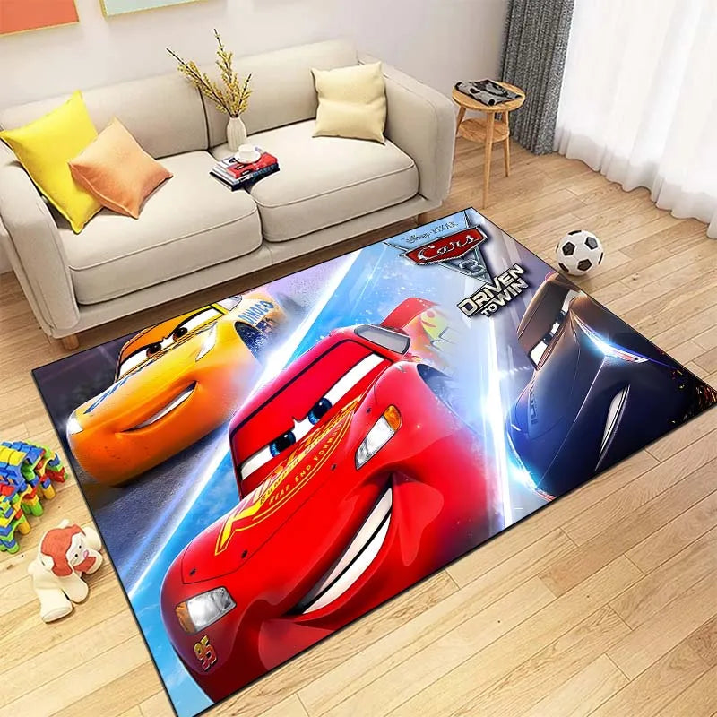 Tapis Cars McQueen Cruz et Storm 40x60cm