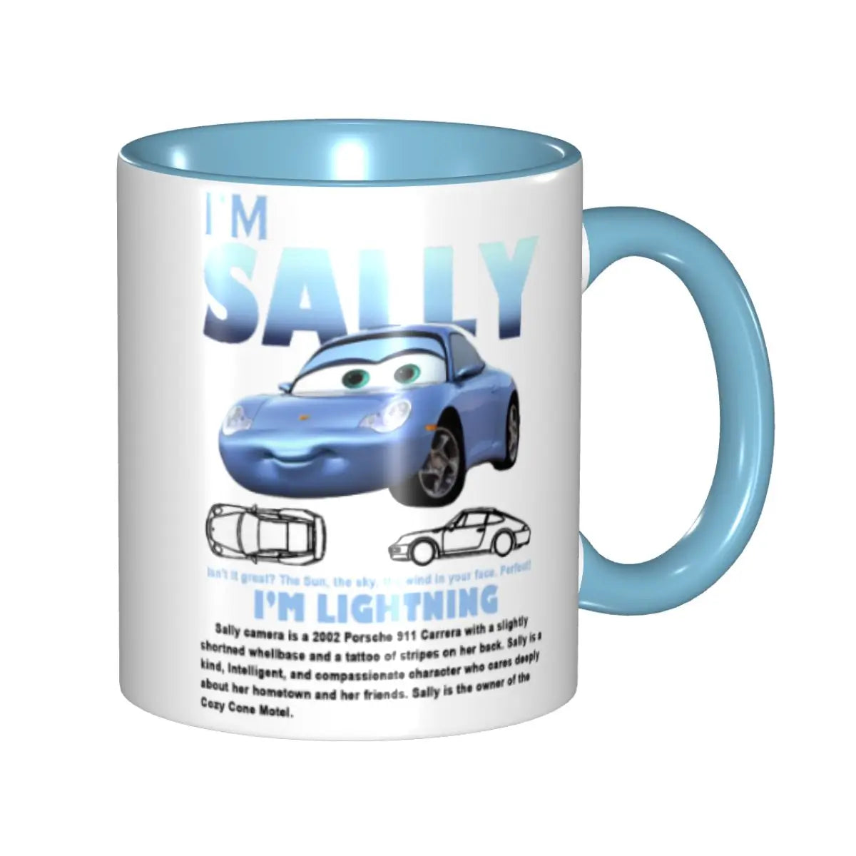 Mug Cars Sally Bleu ciel 330 ml