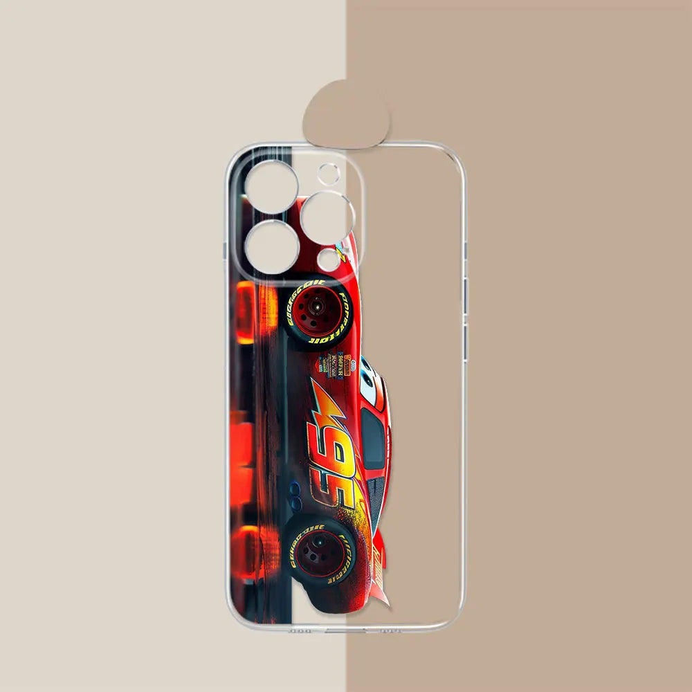 Coque Cars iPhone Flash Lightning McQueen iPhone 7 8 SE 2020