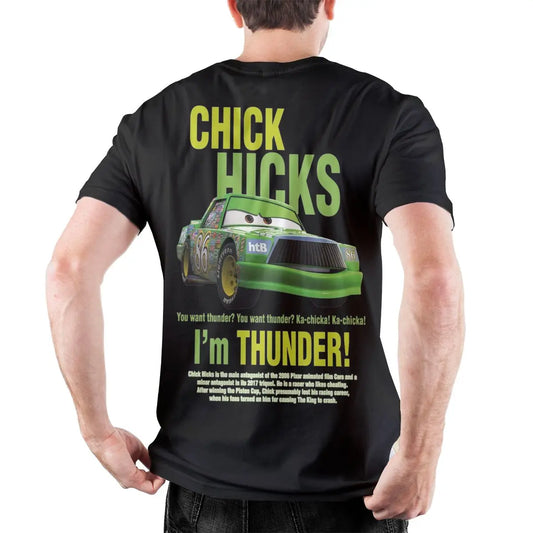 T-Shirt Cars Chick Hicks - "I'm Thunder" Noir