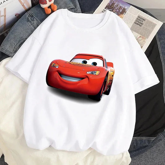 T-Shirt Cars Flash McQueen Souriant XS