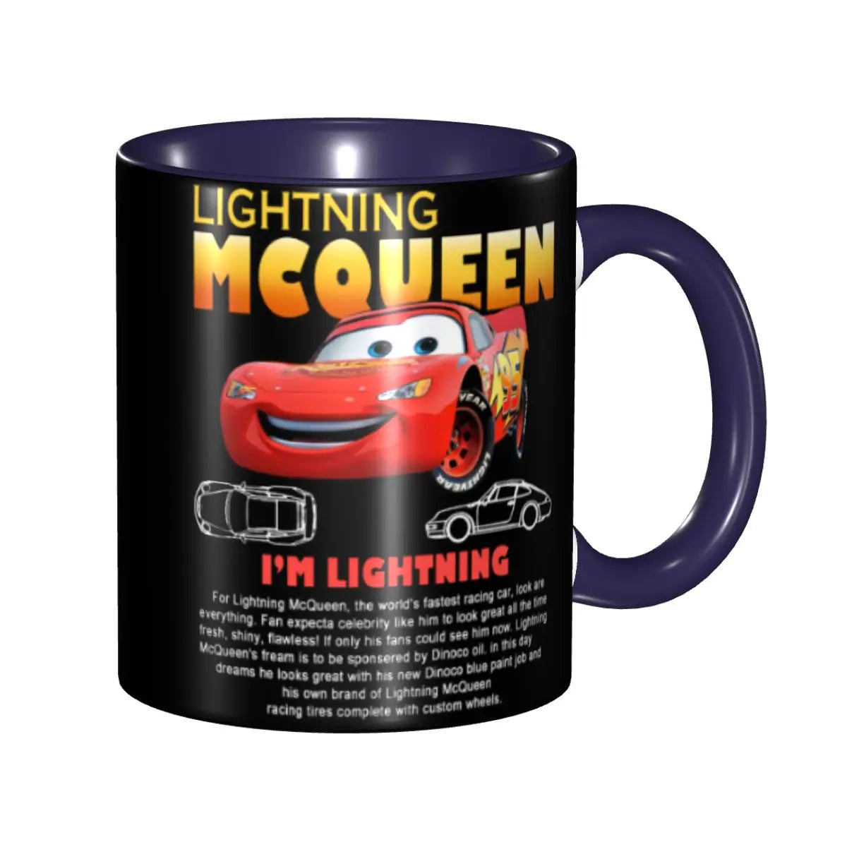 Mug Lightning McQueen Bleu navy 330 ml