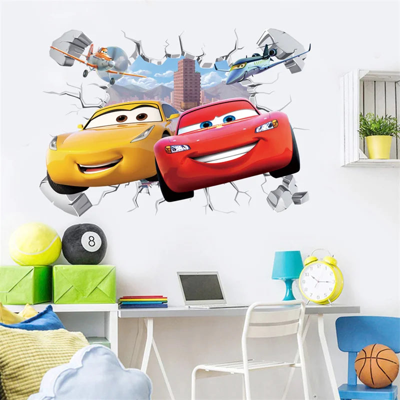 Sticker Mural Cars McQueen et Cruz Ramirez