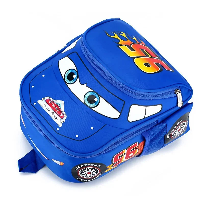 Cartable Cars Flash McQueen pour Enfant Bleu