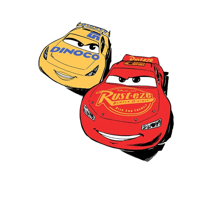 Patch Cars Flash McQueen et Cruz Ramirez Dinoco