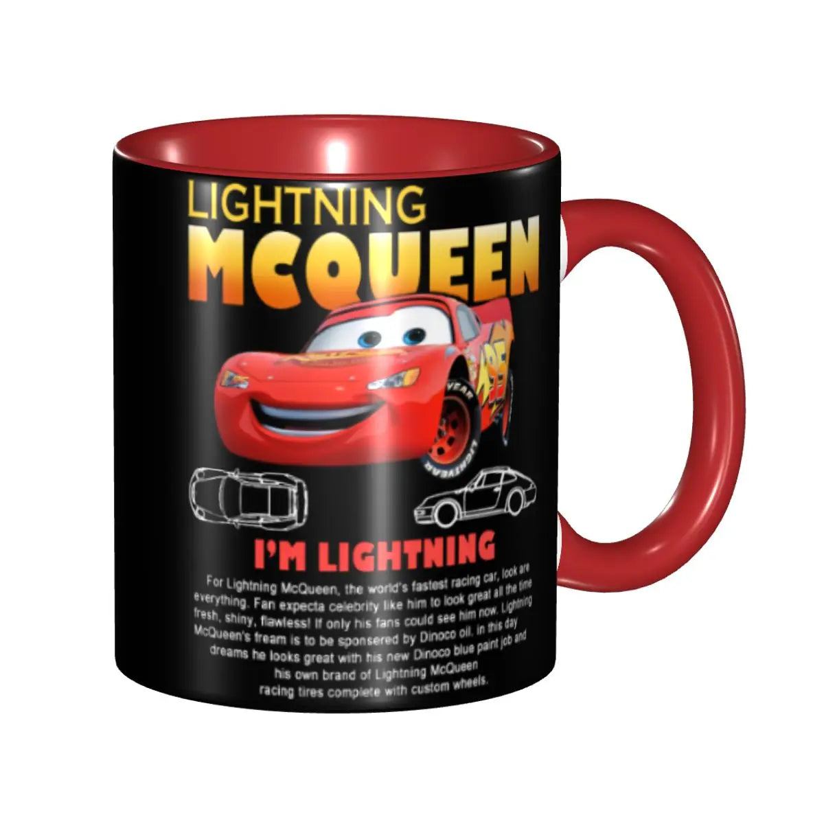 Mug Lightning McQueen Rouge 330 ml