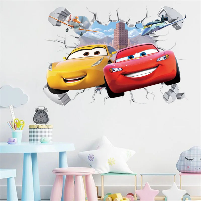 Sticker Mural Cars McQueen et Cruz Ramirez