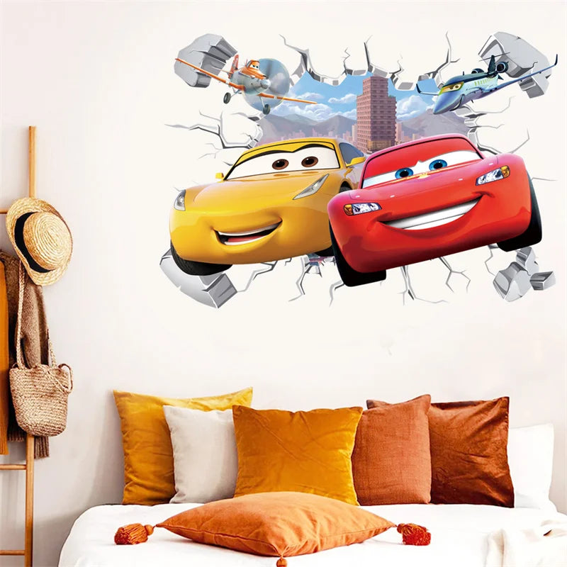 Sticker Mural Cars McQueen et Cruz Ramirez