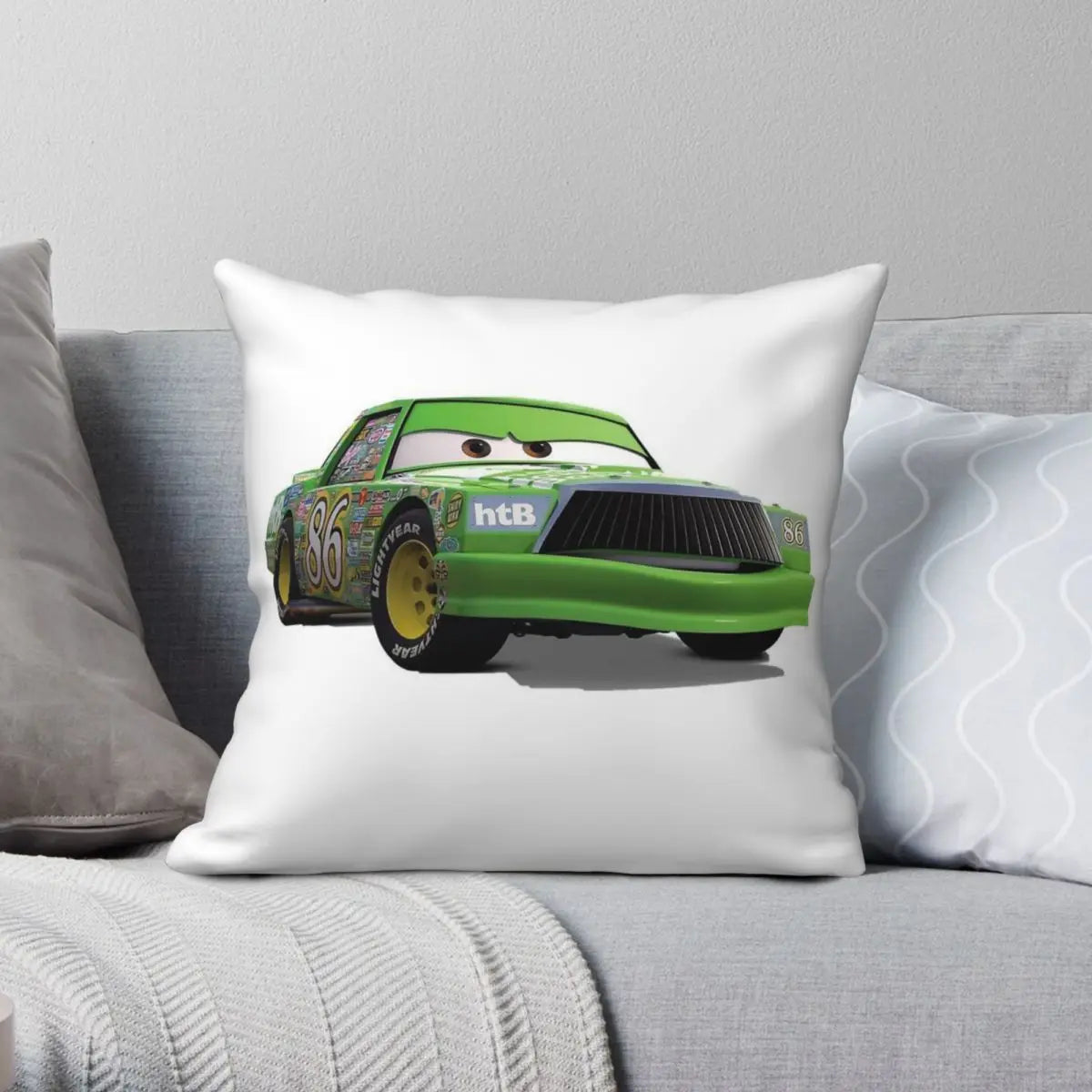 Housse de Coussin Cars Rival de McQueen - Chick Hicks