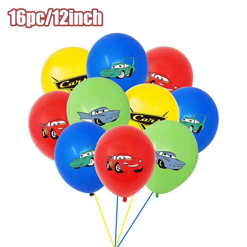 Kit Complet Anniversaire Cars Mix de 16 ballons