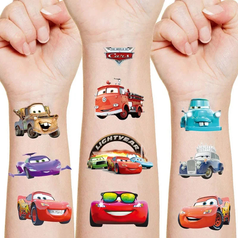 Lot de Tatouages Temporaires Cars