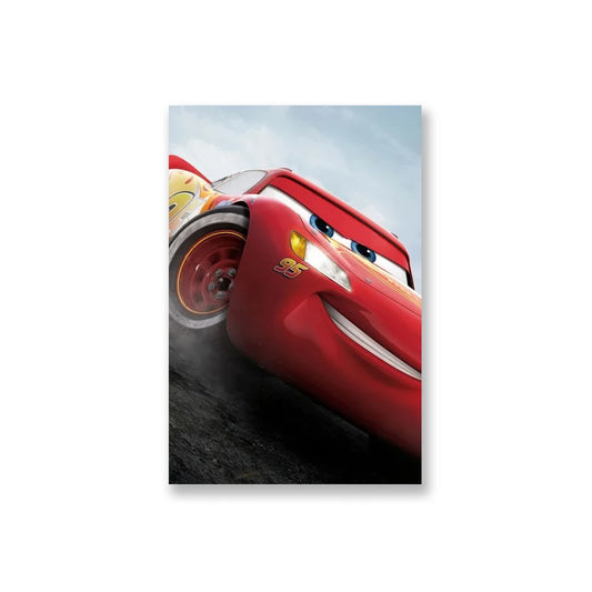 Poster Cars McQueen au Regard Confiant