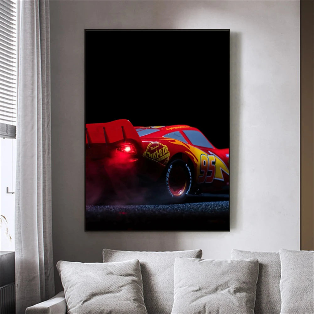 Poster Cars McQueen versus Storm