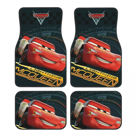 Tapis de Sol Cars pour Voiture - Lightning McQueen