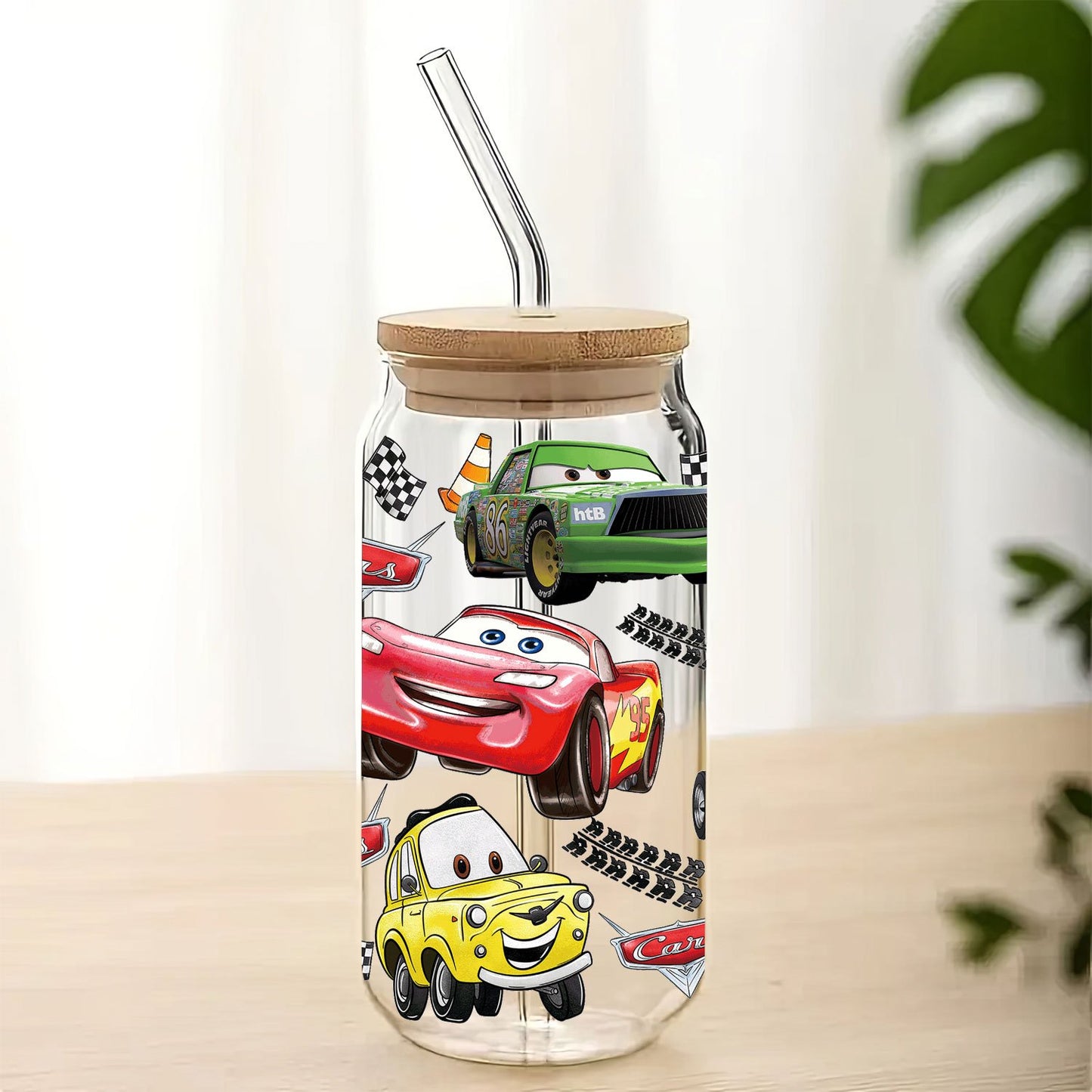 Verre Personnages Cars et McQueen