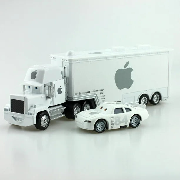 Lot Voiture Cars No.84 et son Camion - Apple "Mac iCar"