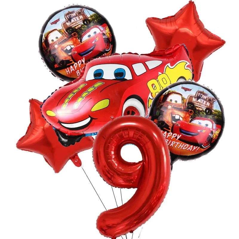 Ballon D'anniversaire Cars Flash McQueen - 25 modèles