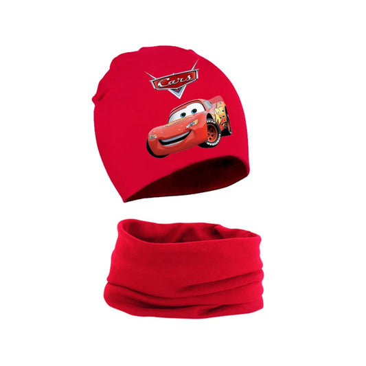 Bonnet et Echarpe Enfant Cars - Flash McQueen