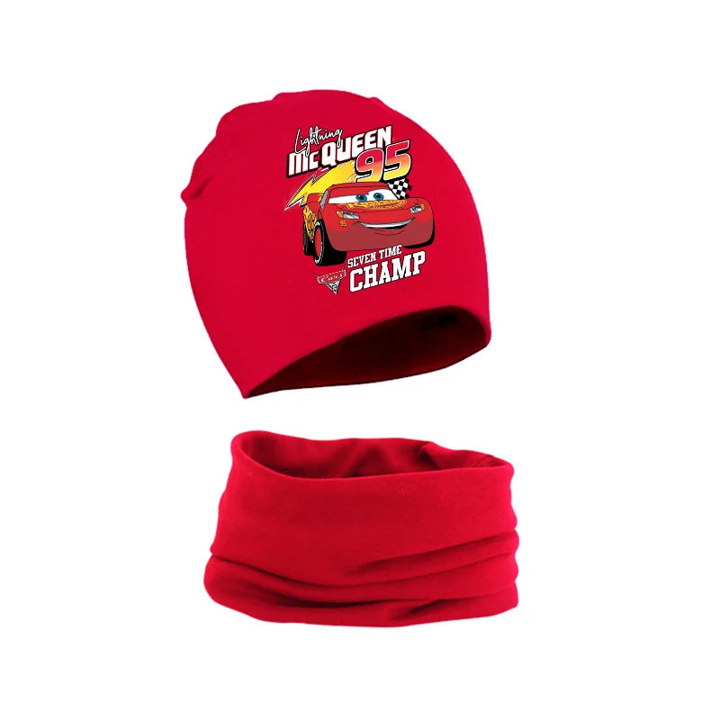 Bonnet et Echarpe Enfant Cars - Lightning McQueen 95