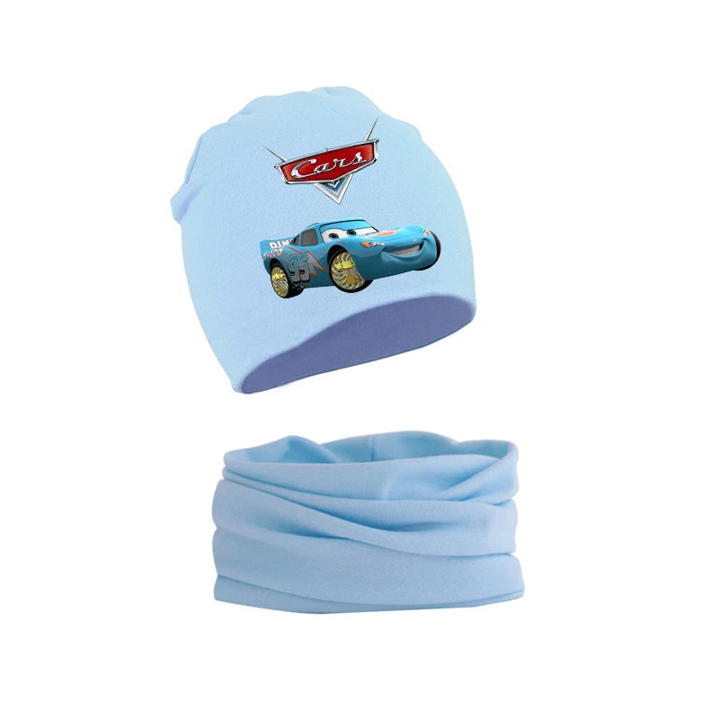 Bonnet et Echarpe Enfant Cars - McQueen Dinoco