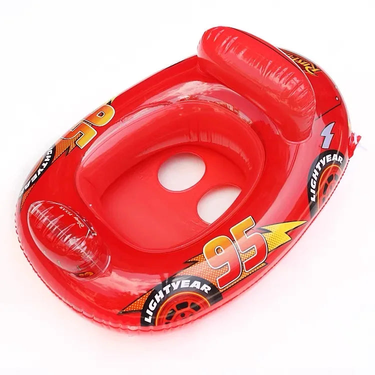 Bouée Gonflable Enfant Bateau Cars Flash McQueen