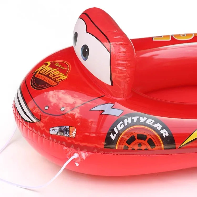 Bouée Gonflable Enfant Bateau Cars Flash McQueen