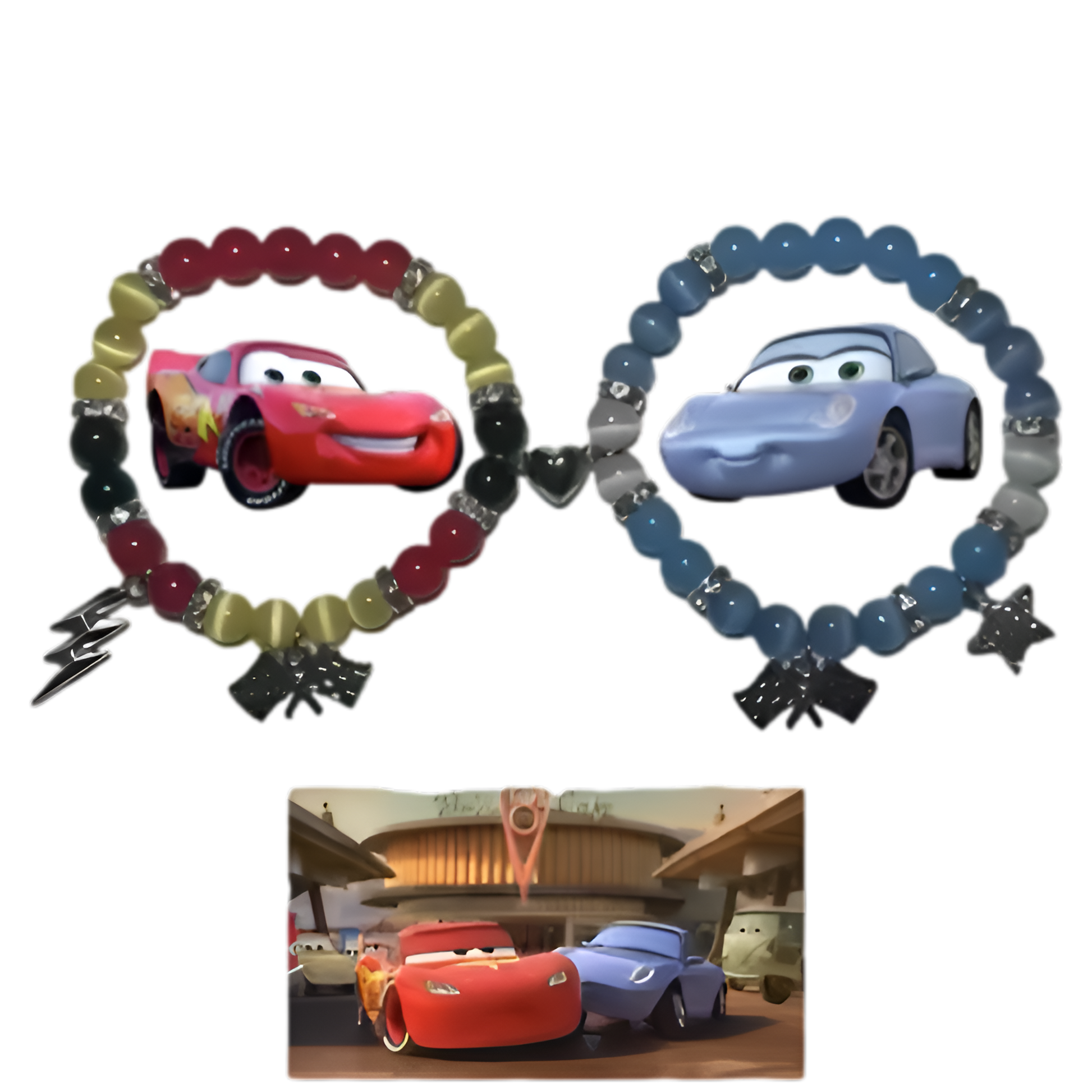 Bracelet Cars Couple - Sally et McQueen